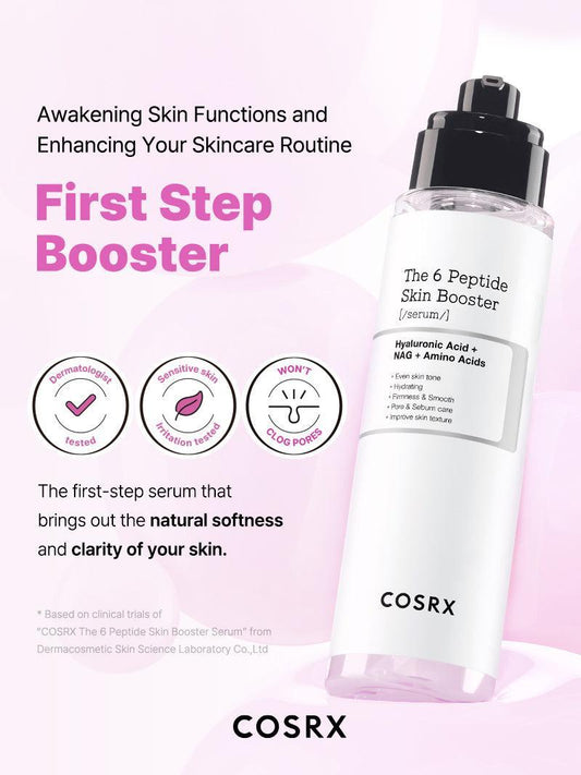 COSRX The 6 Peptide Skin Booster Serum – first step booster for your skincare routine
