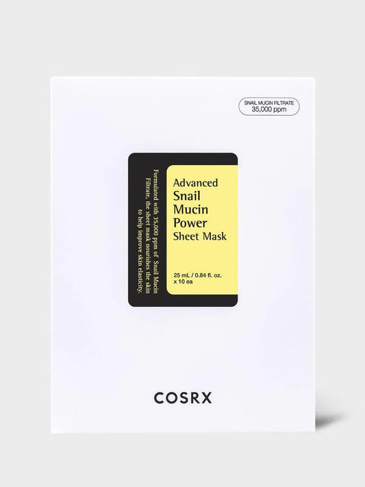 COSRX Advanced Snail Mucin Power Sheet Mask single sheet pack